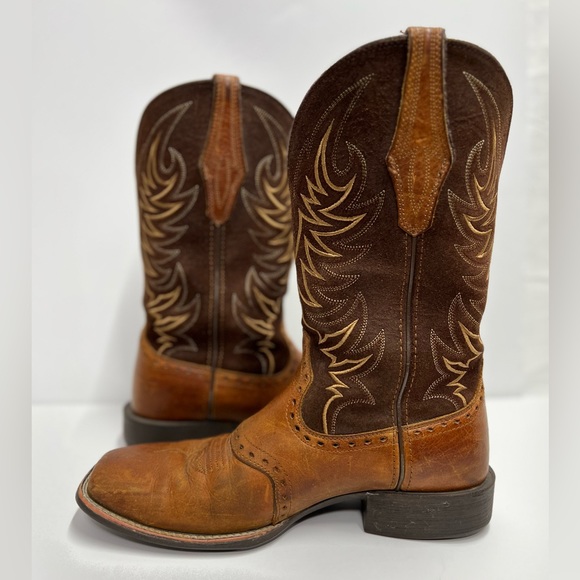 Ariat Boots men’s size 9D style 10021683 sidewinder western boots grizzly brown - Picture 12 of 15